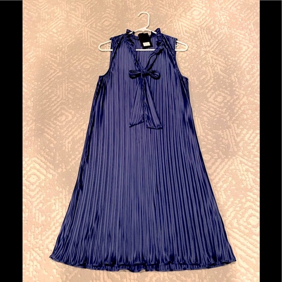 DNKY Ruffle Neck Sleeveless Dress - Picture 1 of 5